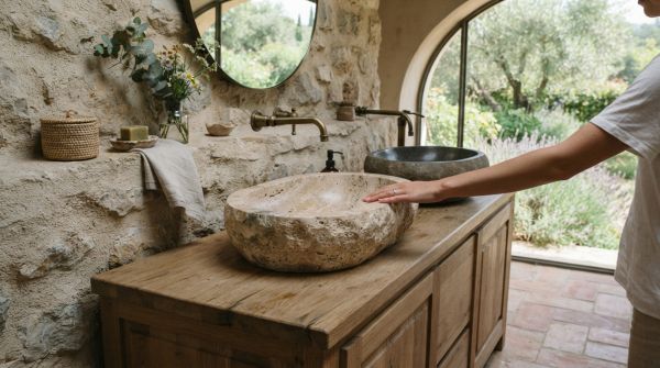 5 raisons de choisir une vasque en pierre pour un style naturel